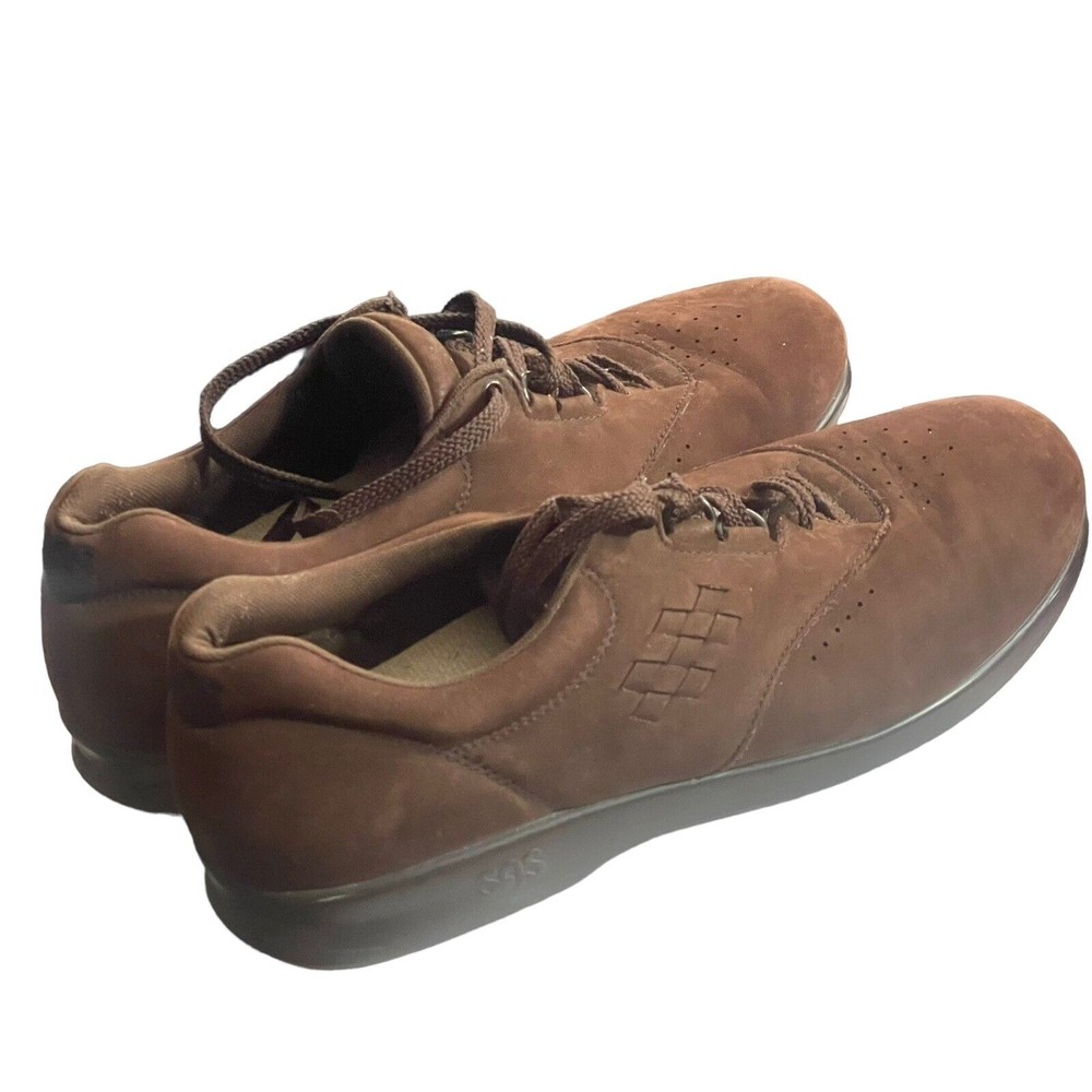 SAS Free Time Tripad Comfort Women's Size 10 S Brown Suede Casual Oxford Shoes